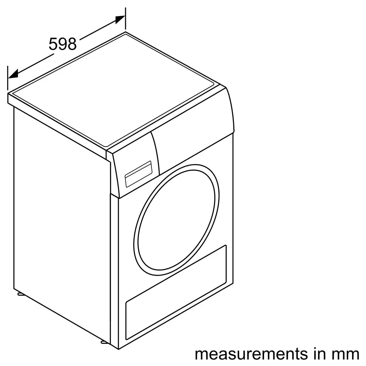 Bosch Series 6 WQG24509GB, 9kg, Heat Pump Tumble Dryer, A++ Rated in White