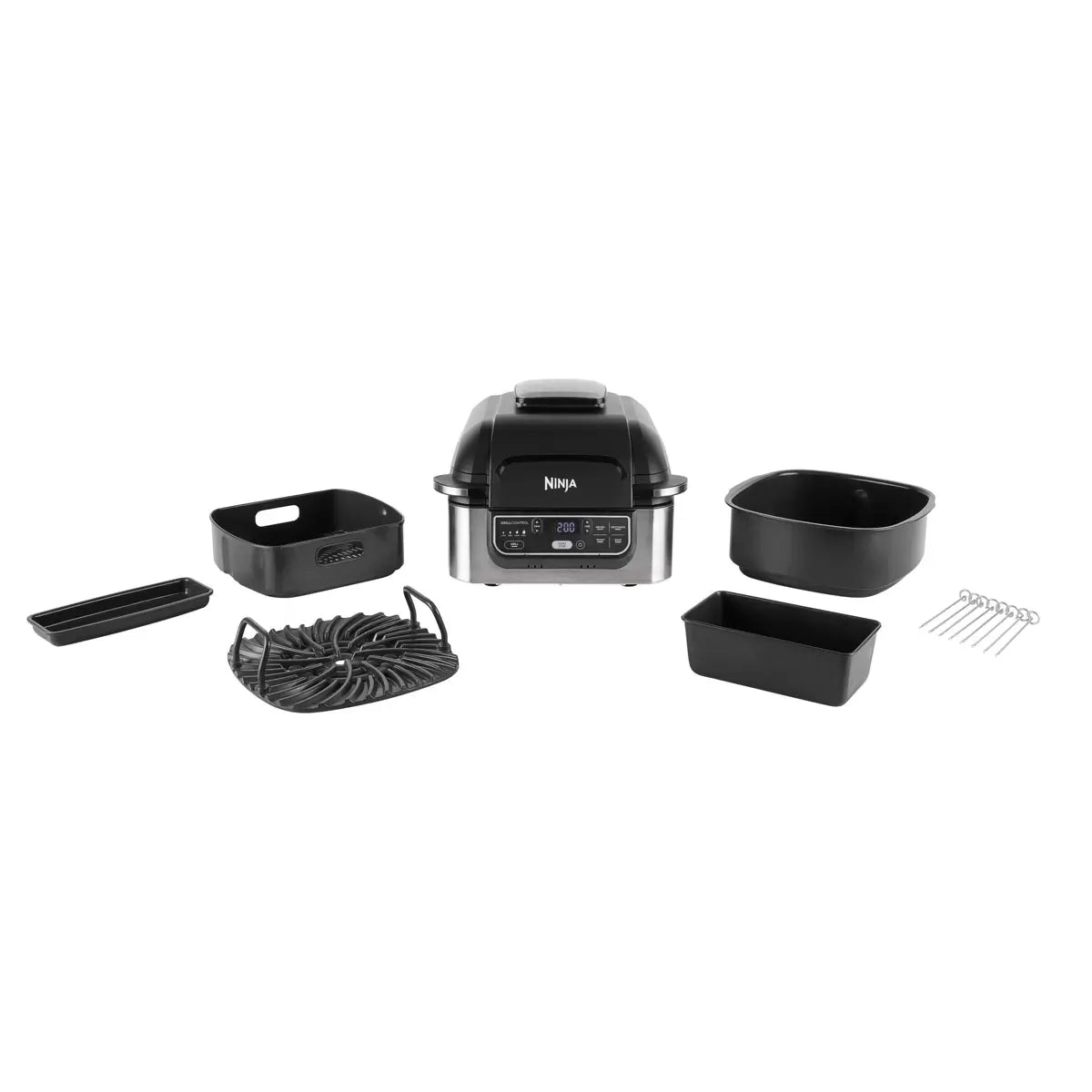 Ninja Foodi Health Grill & Air Fryer Bundle, AG301UKCO