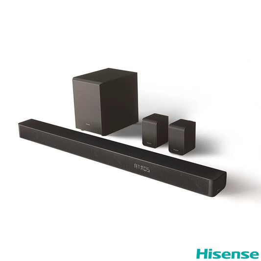 Hisense AX5100G 5.1 Soundbar with Wireless Subwoofer - Black