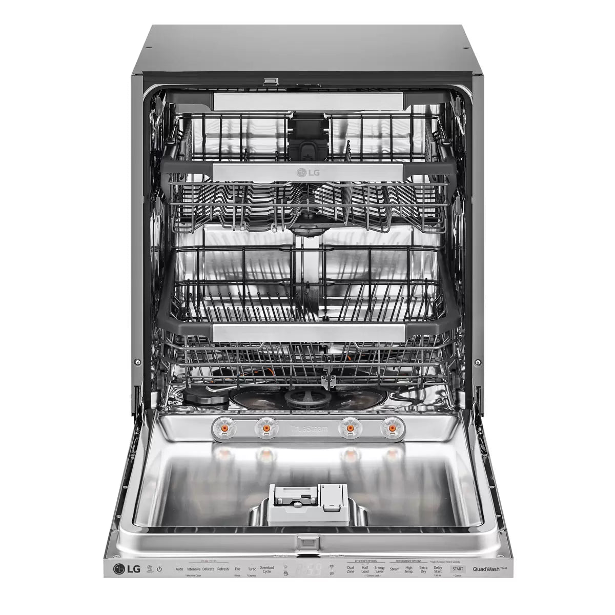 LG DB425TXS, Integrated 14 Place Setting, TrueSteam™, QuadWash™ Dishwasher, D Rated