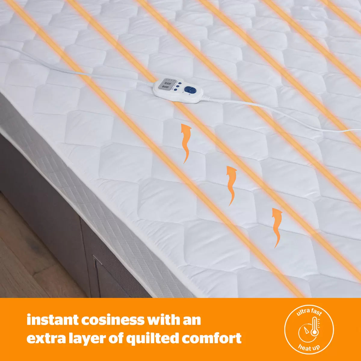 Silentnight Quilted Heated Mattress Topper, in 3 sizes