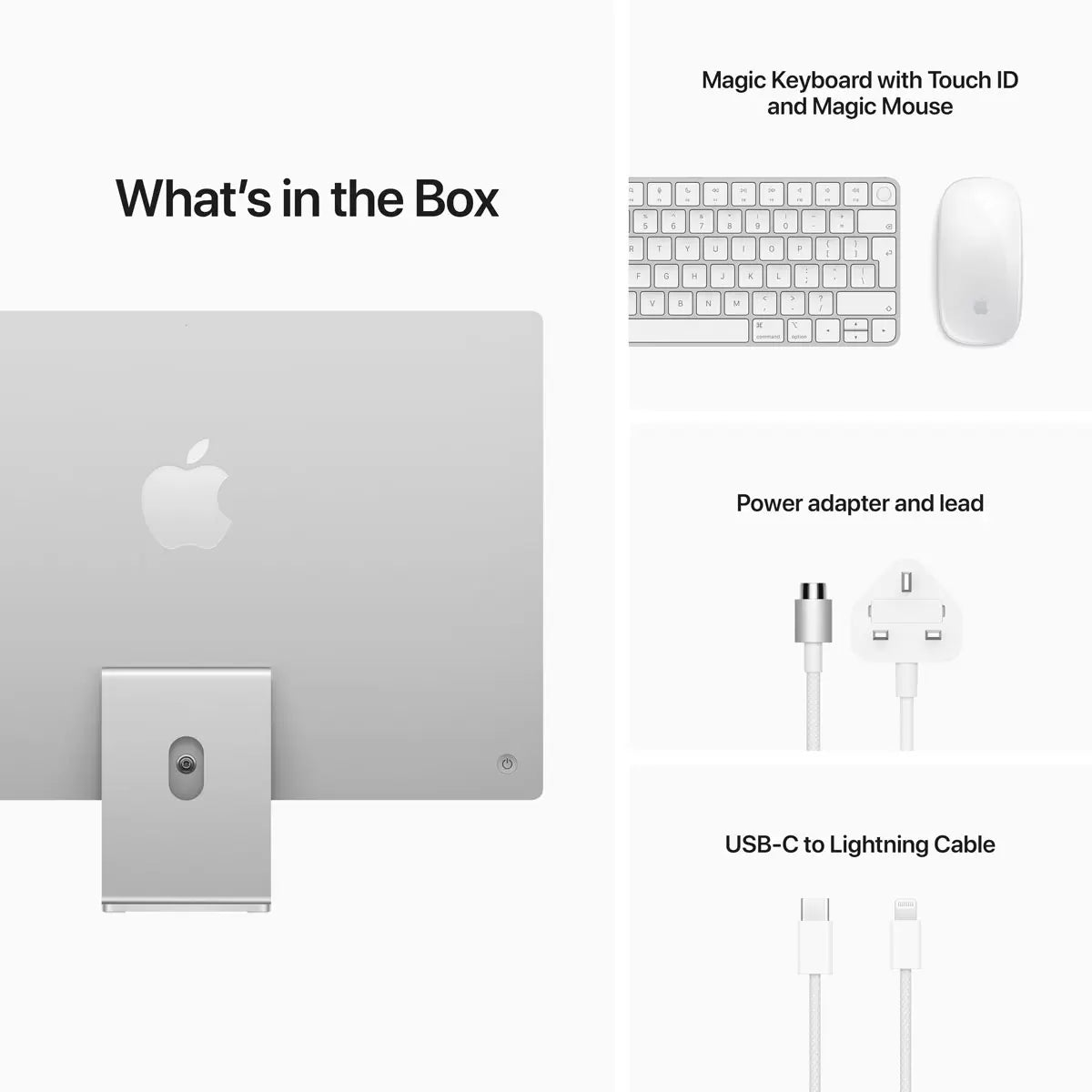 Apple iMac 2021, Apple M1 Chip, 8-Core GPU, 8GB RAM, 256GB SSD, 24 Inch