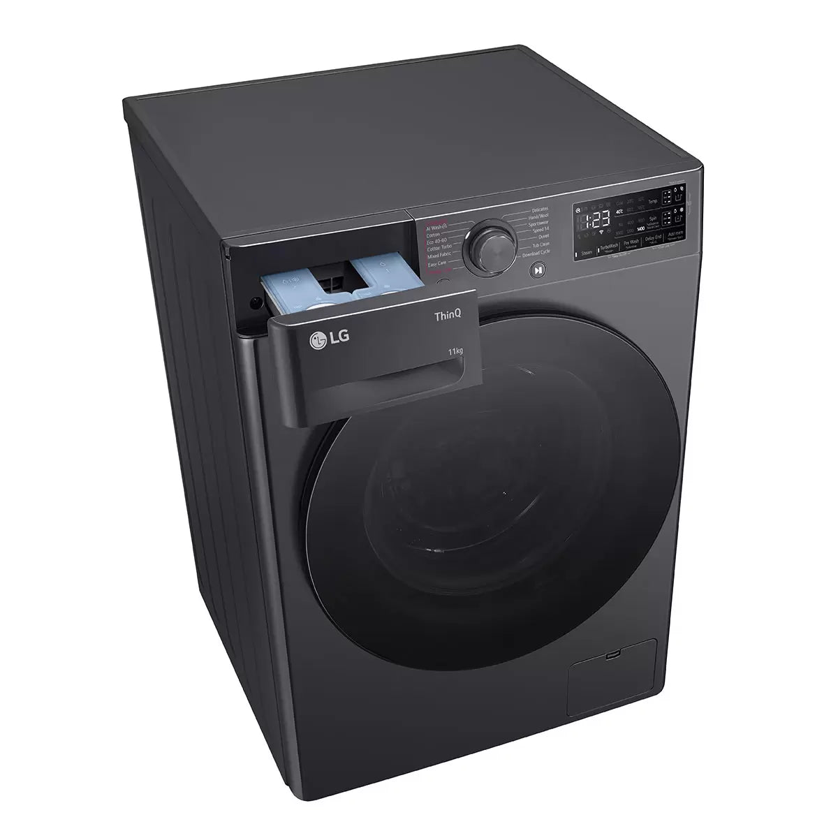 LG F4Y511GBLA1, 11kg, 1400rpm. Washing Machine, A Rated in Slate Grey