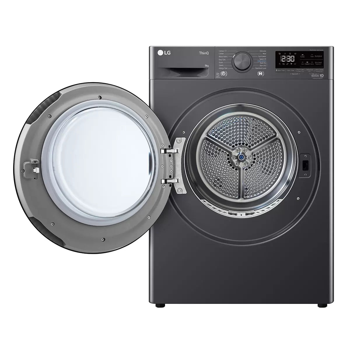 LG FDV709GN,9kg, Heat Pump Tumble Dryer, A++ Rated in Slate Grey