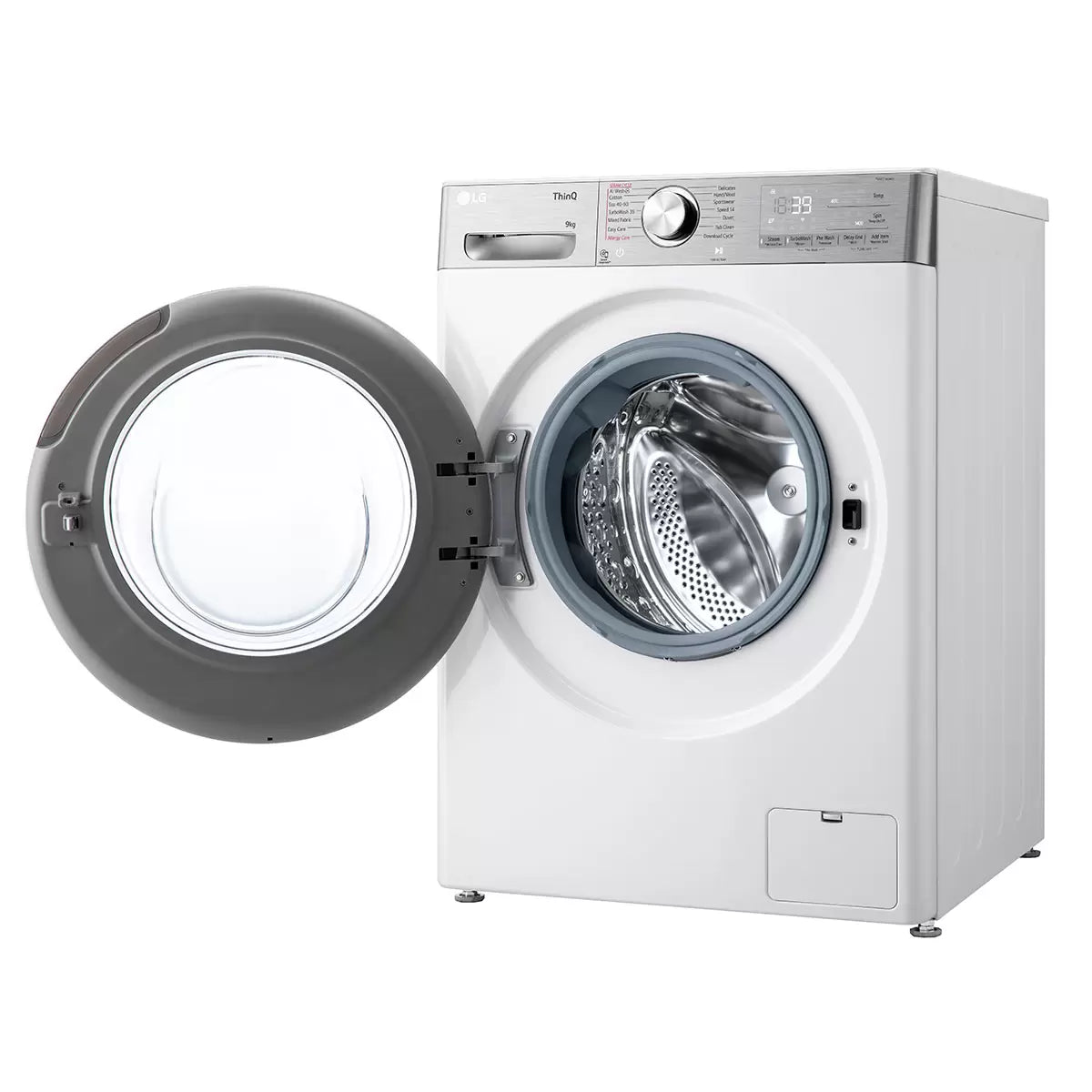 LG F4Y909WCTN4, 9kg, 1400rpm, Washing Machine, A Rated in White