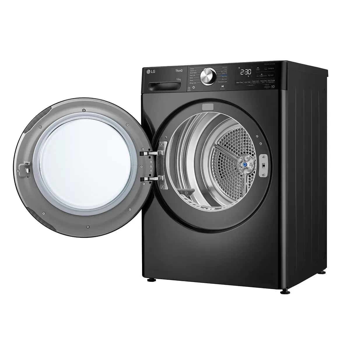 LG FDV1110B, 10kg, Heat-Pump Dryer, A+++ Rated in Black Steel