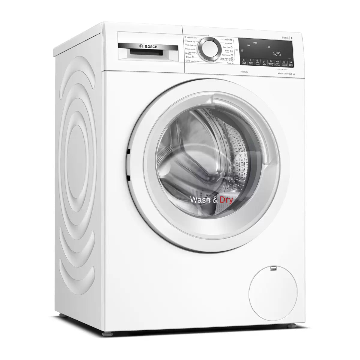 Bosch WNA144V9GB Series 4 9/5kg Washer Dryer, E Rated in White