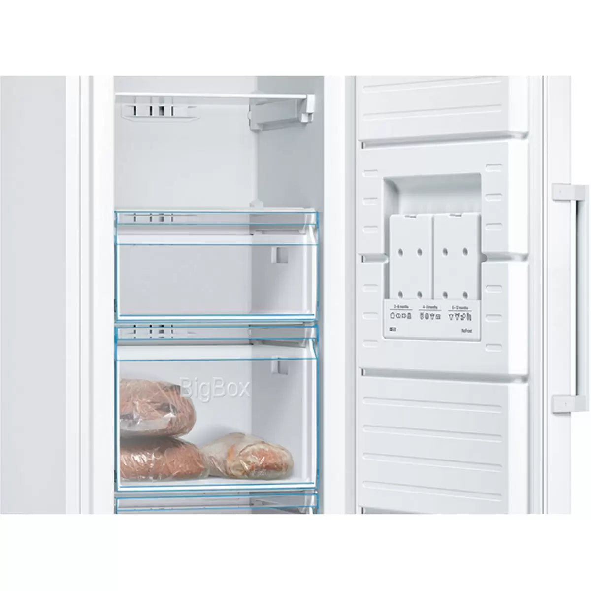 Bosch GSN36VWEPG Freestanding Tall Freezer, E Rated in White