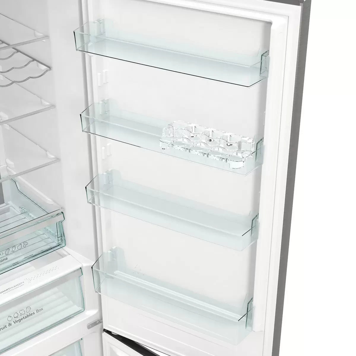 Hisense RB470N4SICUK Wifi Connected 60/40 Frost Free Fridge Freezer - Stainless Steel - C Rated