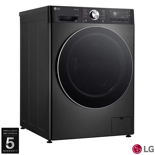 LG FWY937BCTA1 Wifi Connected 13 Kg / 7Kg Washer Dryer with 1400 rpm - Platinum Black - D Rated