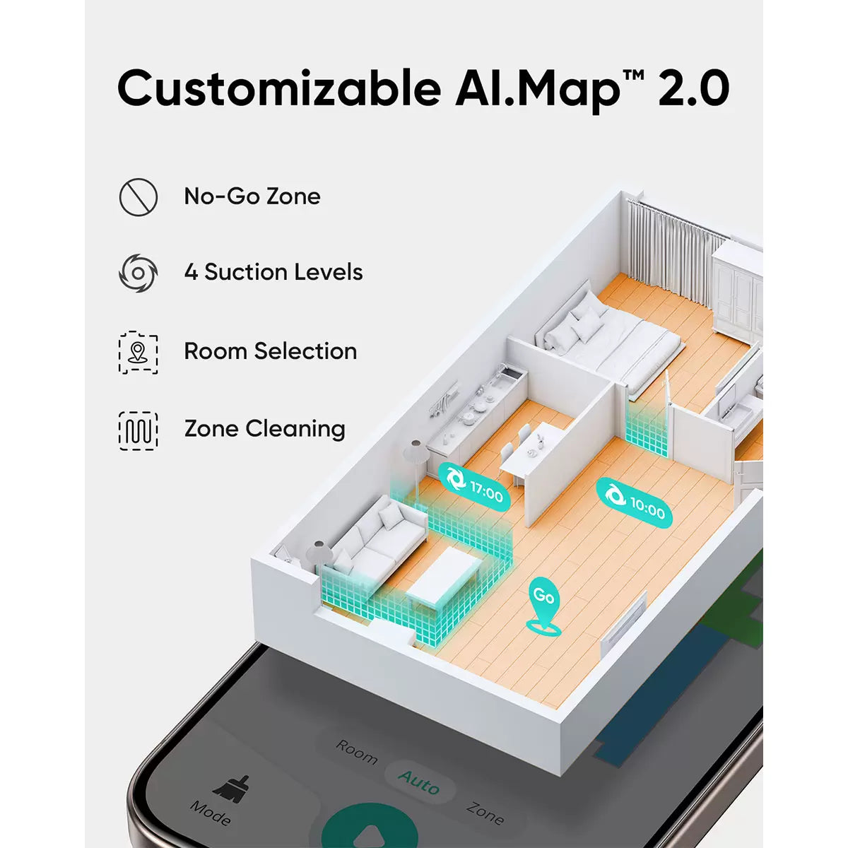 eufy L60 Hybrid Robot Vacuum with Self-Empty Station, Hair Detangling Technology, and Mop