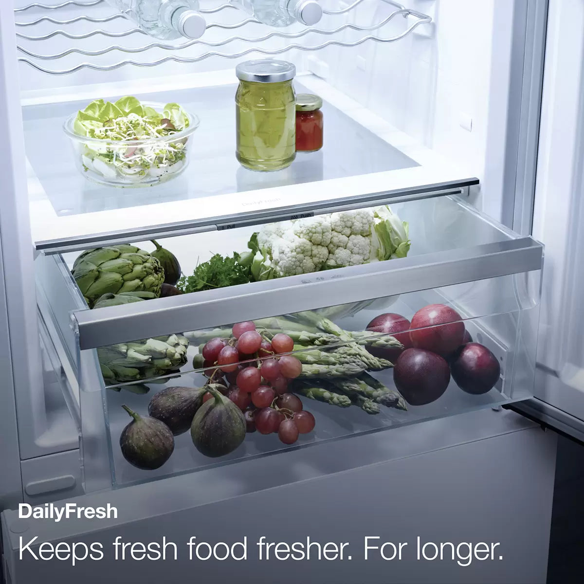 Miele KD 4172 E Fridge Freezer, E Rated in White