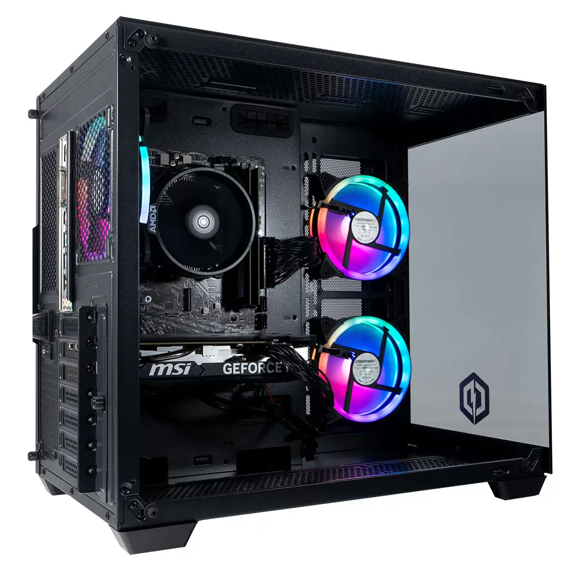 CyberPower, Intel Core i5, 16GB RAM, 1TB SSD, NVIDIA GeForce RTX 4070 Super, Gaming Desktop PC