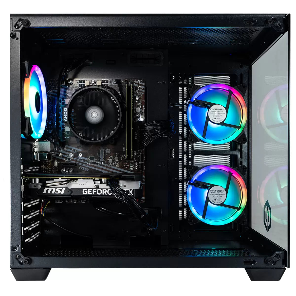 CyberPower, Intel Core i5, 16GB RAM, 1TB SSD, NVIDIA GeForce RTX 4070 Super, Gaming Desktop PC