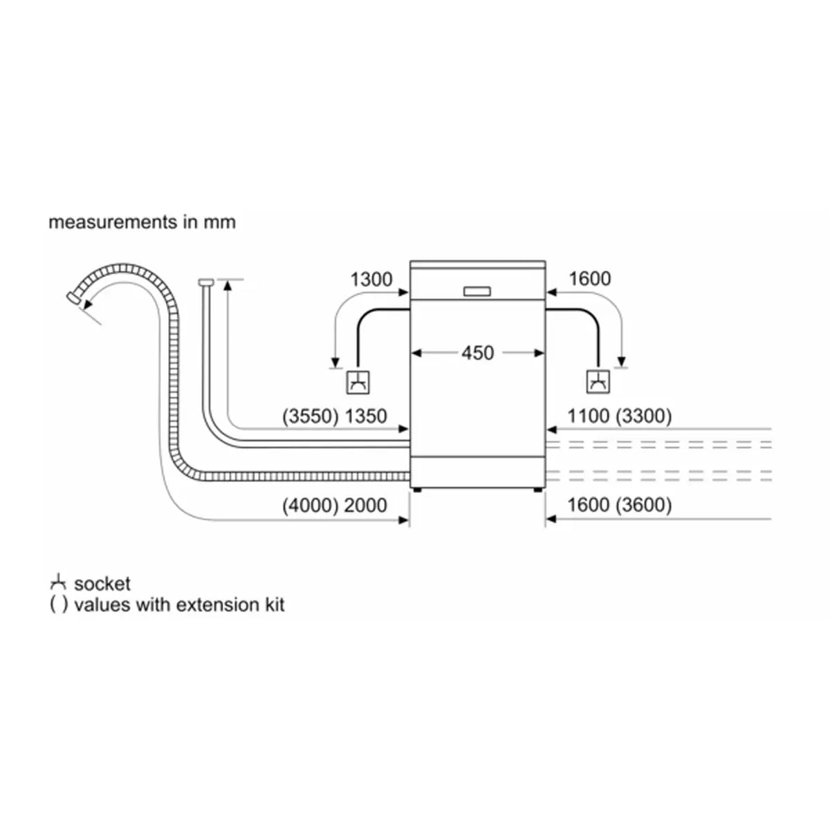 Bosch SPS4HMW49G Series 4 Freestanding 10 Place Setting Dishwasher, E Rated in White