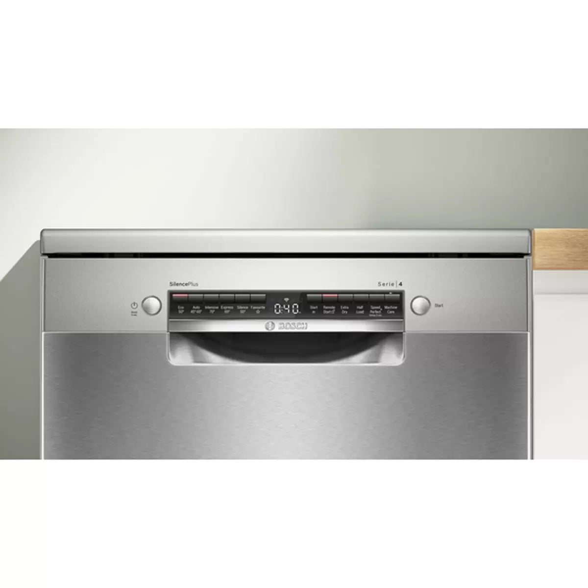 Bosch Series 4 SMS4EMI06G 14 Place Setting Dishwasher, C Rated in Inox