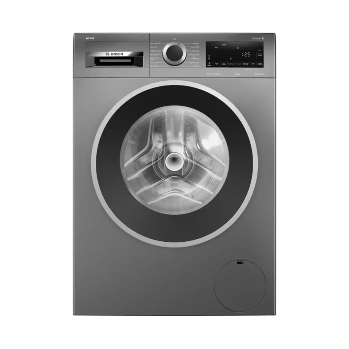 Bosch Series 6 WGG244FCGB Washing Machine, 9kg, 1400PRM, A Rated in Grey