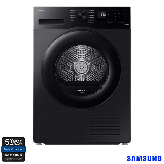 Samsung Series 5 DV90CGC0A0ABEU 9kg Heat Pump Dryer A++ Rated in Black