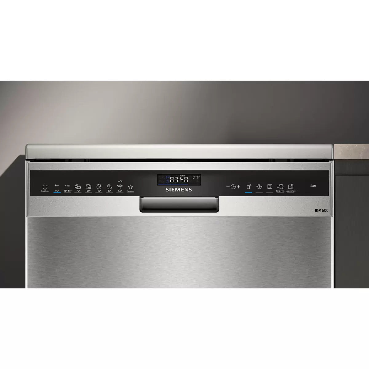 Siemens IQ-500 SN25ZI07CE Wifi Connected Standard Dishwasher - Stainless Steel - B Rated