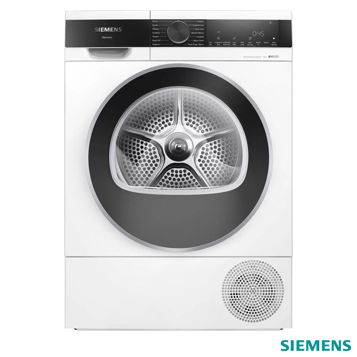 Siemens IQ-500 WQ45G209GB 9Kg Heat Pump Tumble Dryer - White - A++ Rated