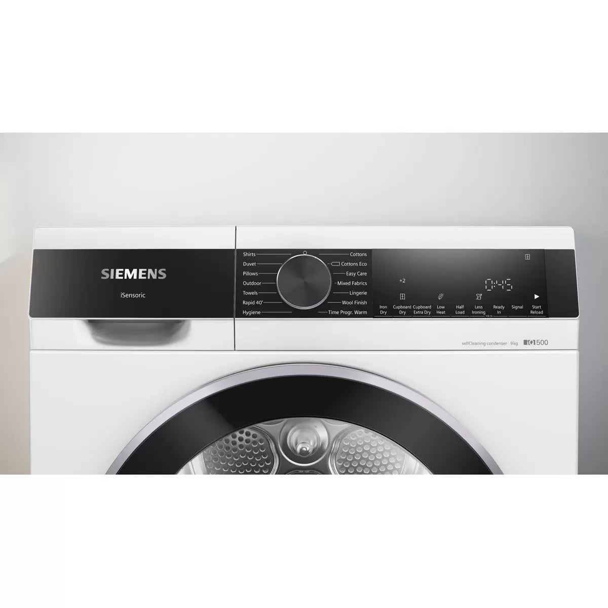 Siemens IQ-500 WQ45G209GB 9Kg Heat Pump Tumble Dryer - White - A++ Rated