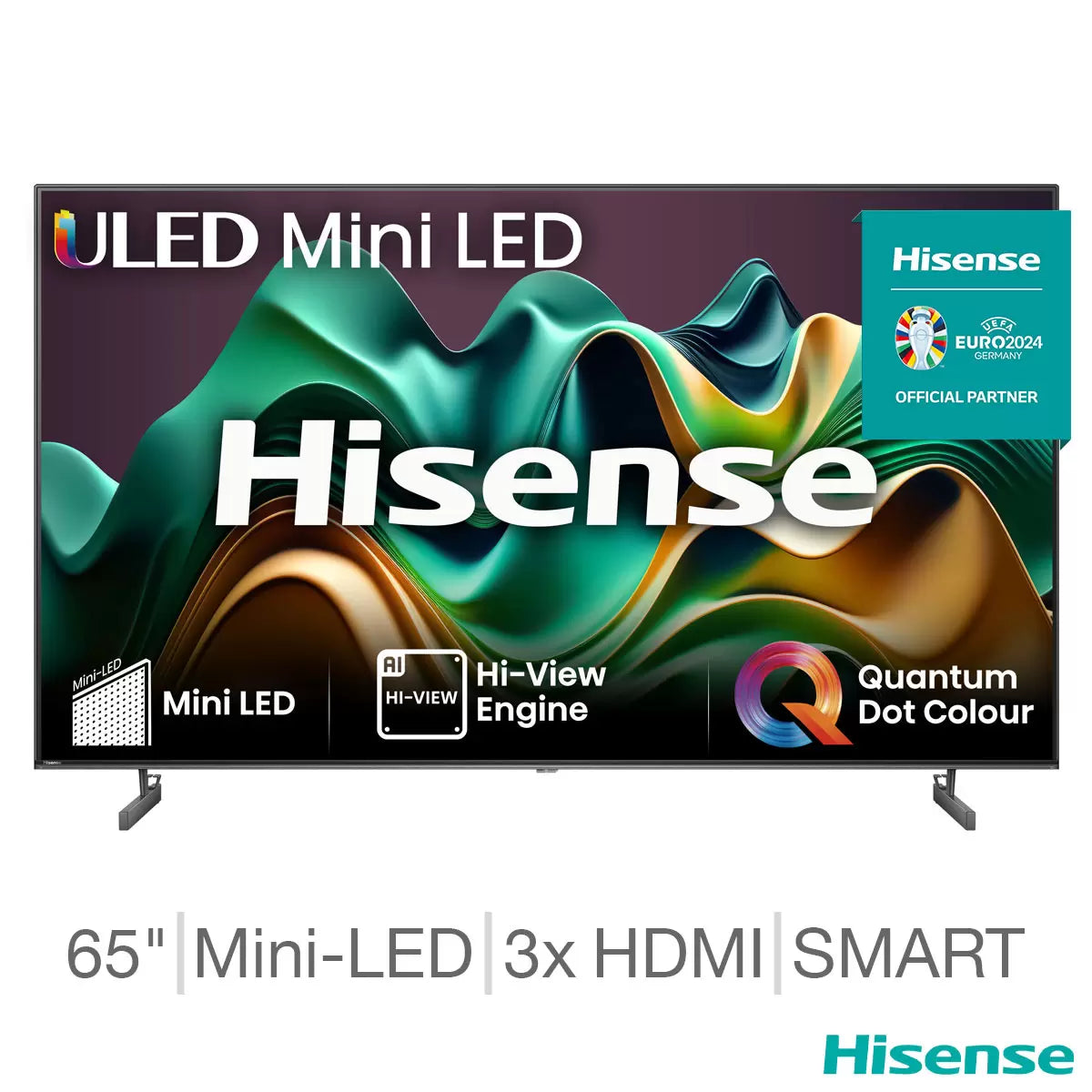 Hisense 65U6NQTUK 65 Inch Mini-LED Freely Smart TV