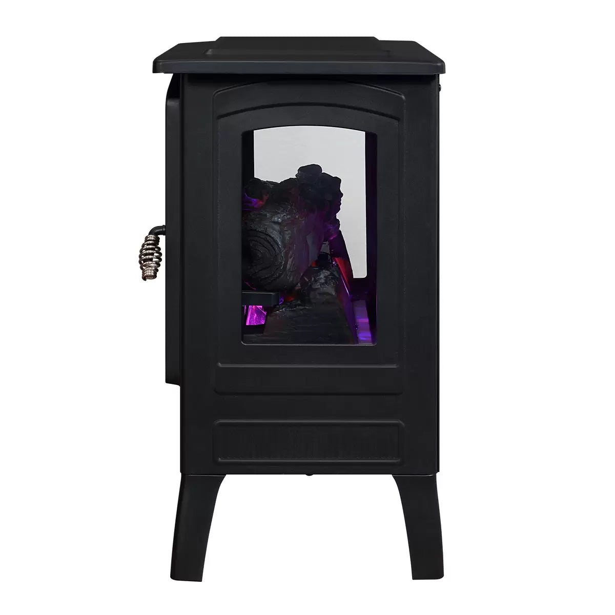 Bayside Furnishings Electric Stove in Black, 1.8kW