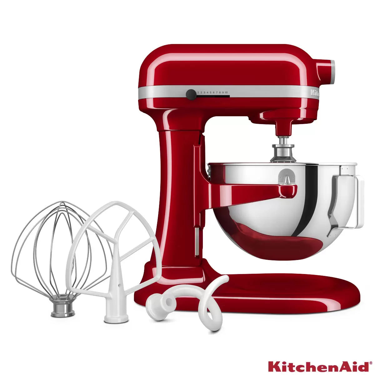 KitchenAid Heavy Duty Stand Mixer 5.2L, Empire Red, 5KSM55SXXBER