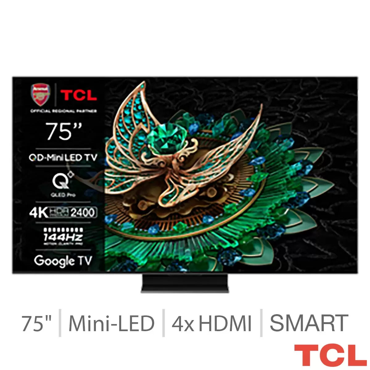 TCL 75Q9BK 75 Inch Mini LED 144 Hz TV