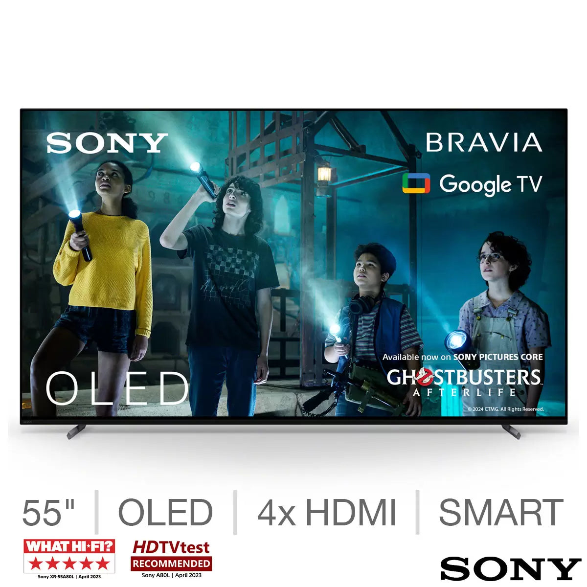 Sony XR55A80LU 55 Inch OLED 4K Ultra HD Smart Google TV