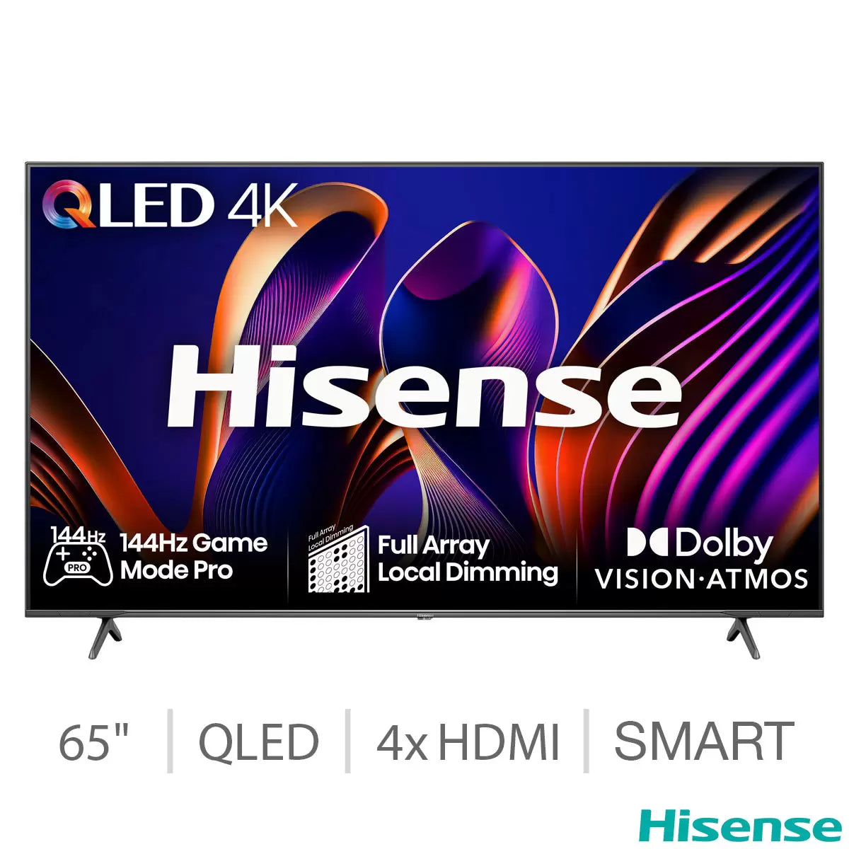 Hisense 65E77NQTUK PRO 65 Inch 4K QLED Freely Smart TV