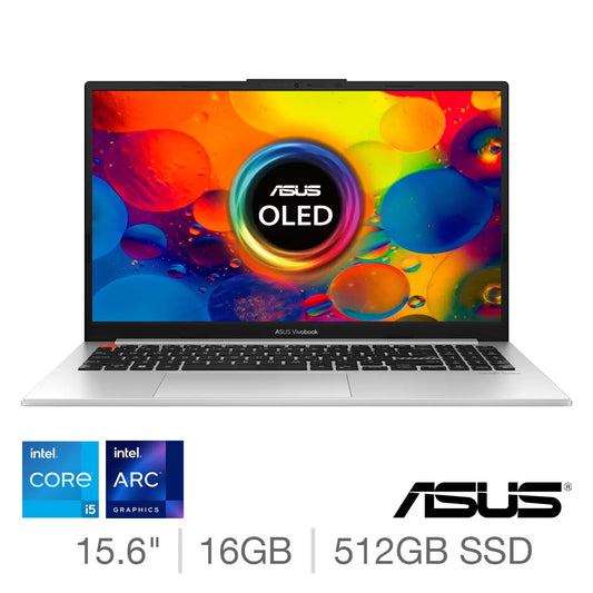 ASUS Vivobook S, Intel Core i5, 16GB RAM, 512GB SSD, Intel Arc A350M, 15.6 Inch OLED Laptop, S5504VN-L1060W