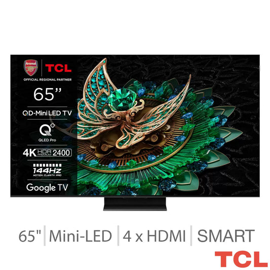 TCL 65Q9BK 65 Inch Mini LED 144Hz TV