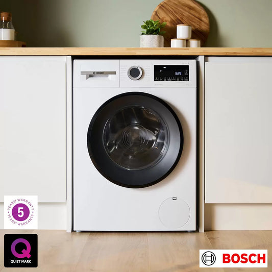 Bosch WGG24400GB Series 6, 9kg, 1400rpm Washing Machine, A Rated in White