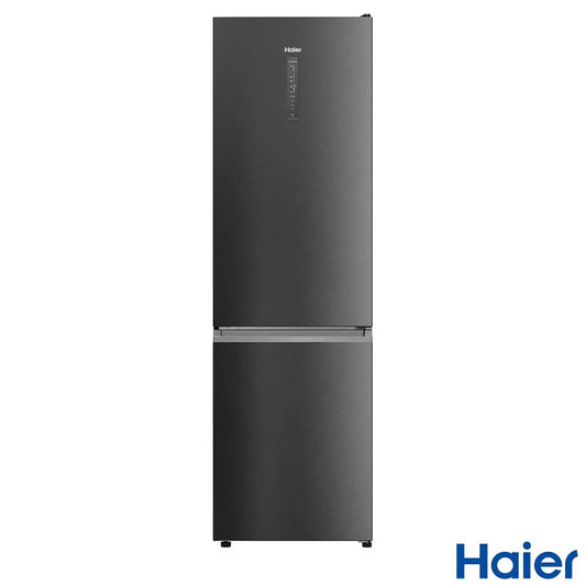 Haier HDW3618DNPD(UK) 60cm Free Standing Fridge Freezer Premium Inox D Rated