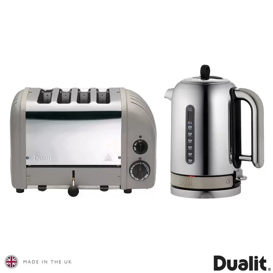 Dualit Classic Kettle & Toaster Set Shadow Grey, 10129