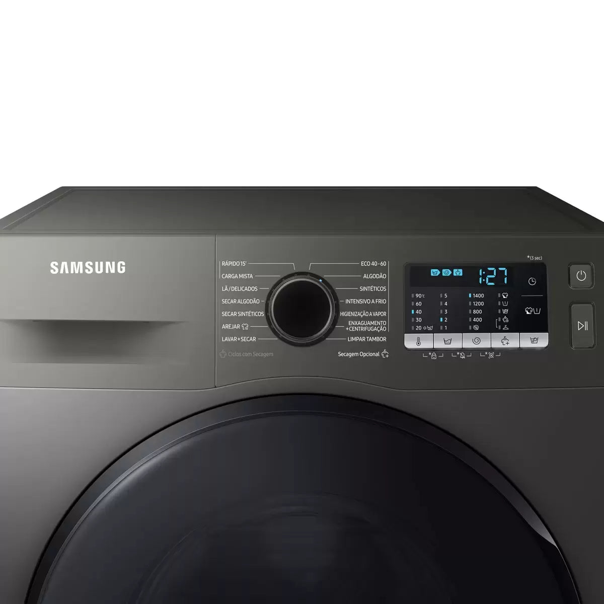 Samsung Series 5 ecobubble™ WD90TA046BX 9Kg / 6Kg Washer Dryer with 1400 rpm - Graphite - E Rated