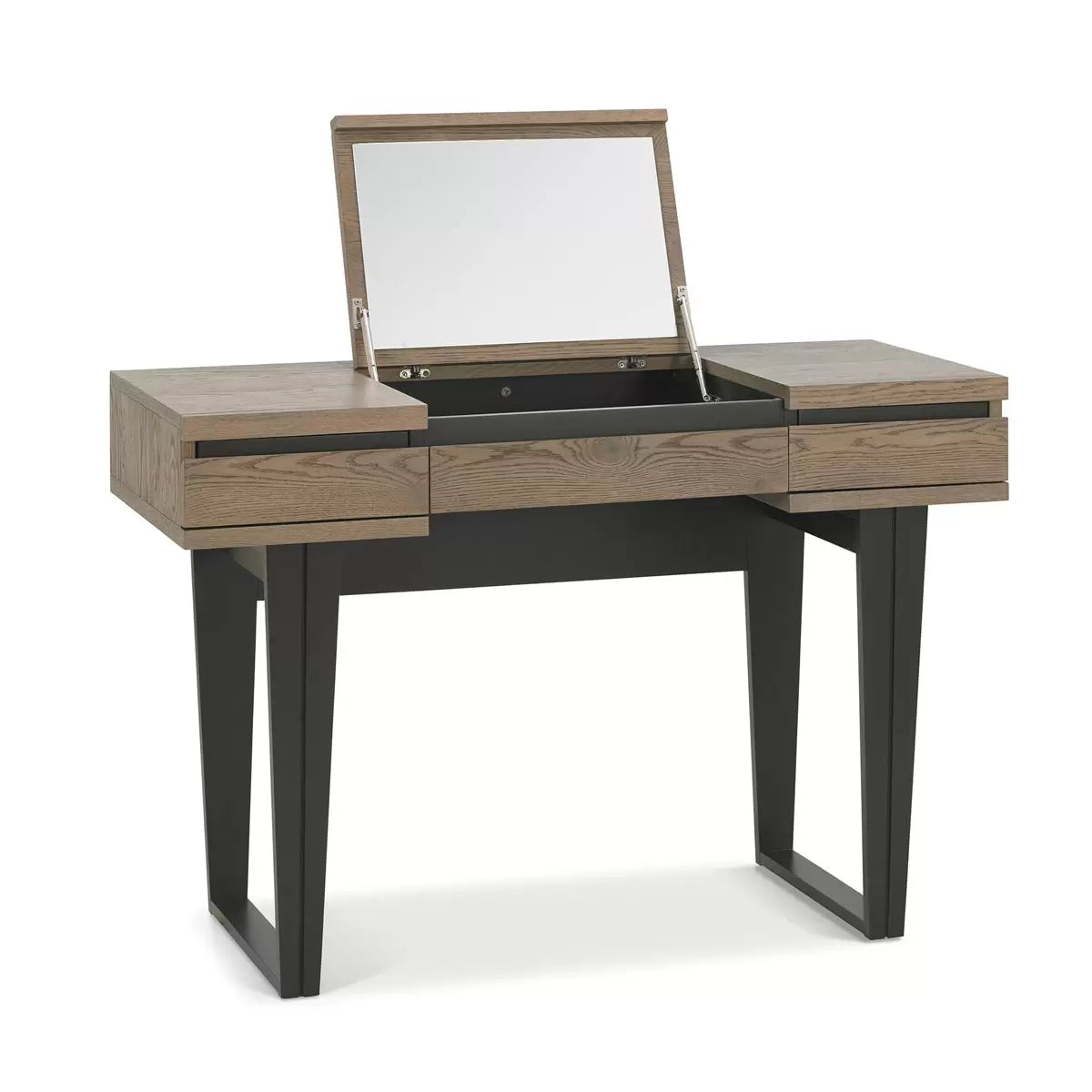 Bentley Designs Tivoli Weathered Oak Dressing Table & Stool